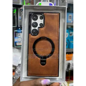 Samsung Galaxy S25 Ultra Leather Case With Stand