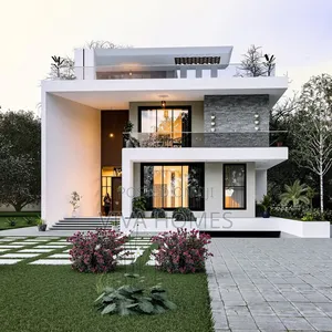 Contemporary 4-Bedroom Luxury Mansion Design.