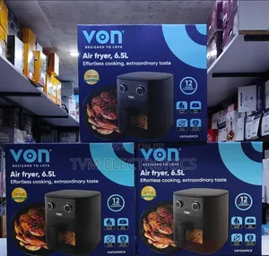 Von Vaf065mck Manual Air Fryer, 6.5l
