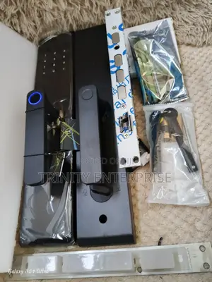 Smart Lock With Doorbell Fingerprint Tuya Wifi Electric