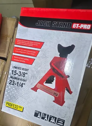 6-Ton Heavy-Duty Jack Stands,