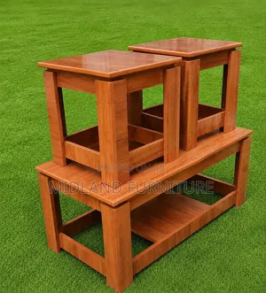 Coffee Table With 2 Stools Pay on Delivery 