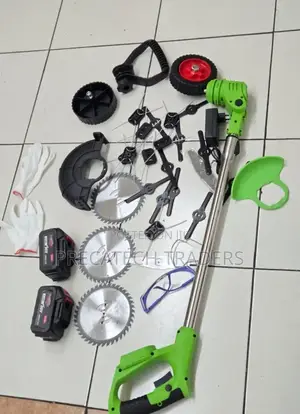 Lawn Mower Portable Brush Cutter With 2 Batteries