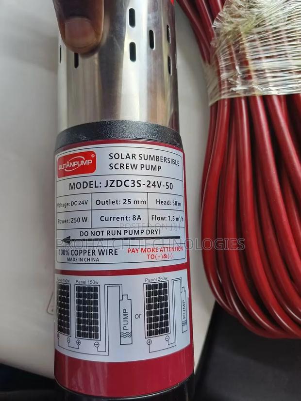250w 50m Submersible Solar Pump - thumbnail 2