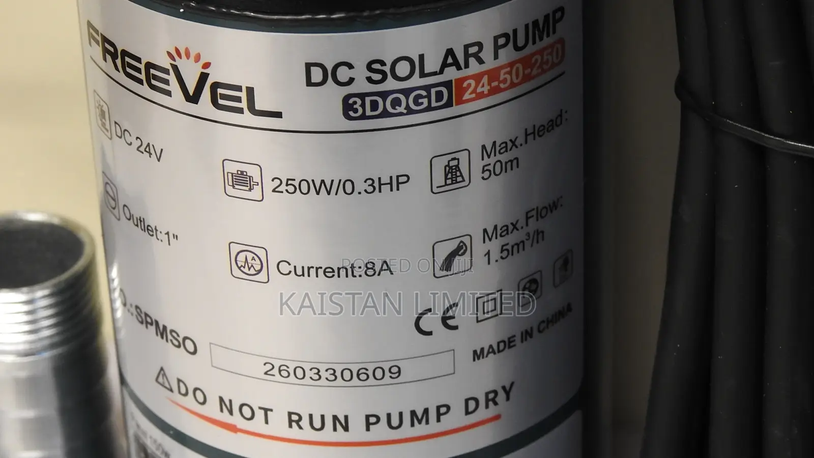 Freevel Dc 24 Submersible Solar Pump