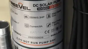 Freevel 250w Solar Submersible Borehole Pump.Dc Submersible Solar Pump