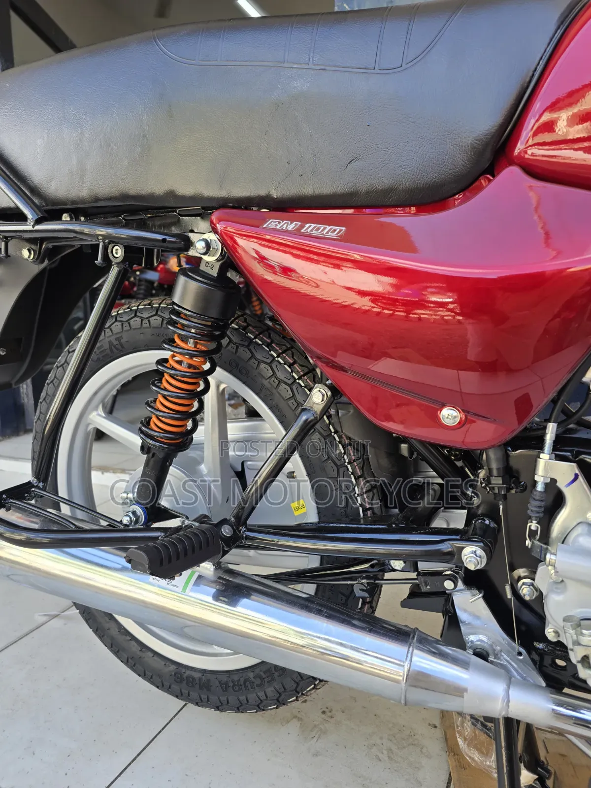 New Bajaj Boxer 100 2026 Red