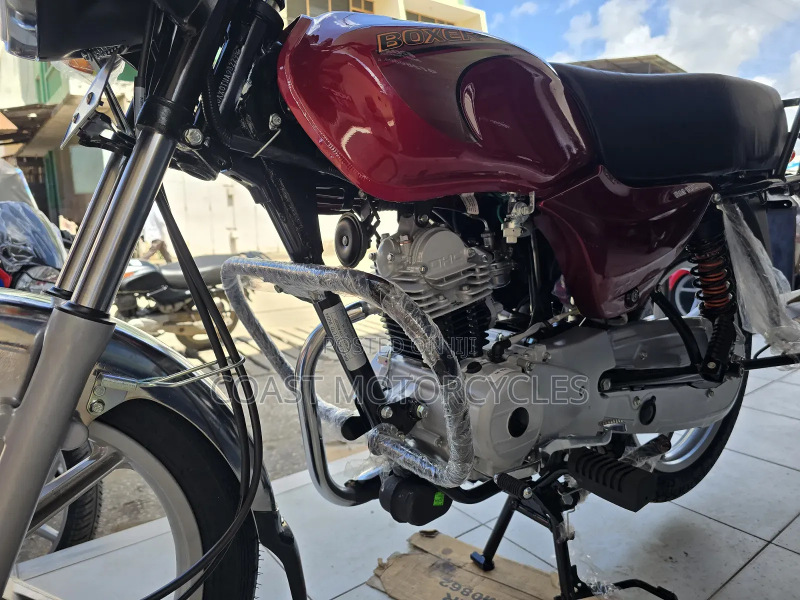 New Bajaj Boxer 100 2026 Red