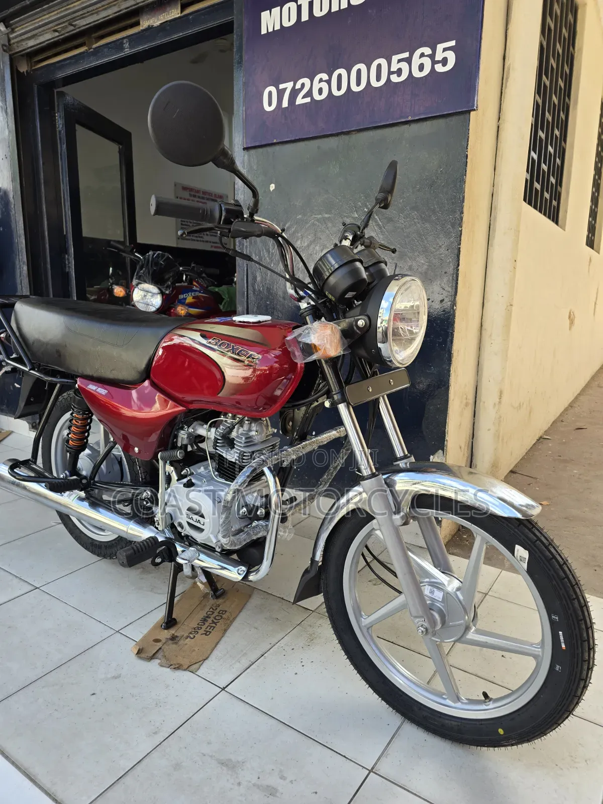 New Bajaj Boxer 100 2026 Red