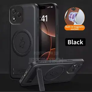 Case for Honor 400 Magnetic Matte Pu Leather Lens Protection Stand B