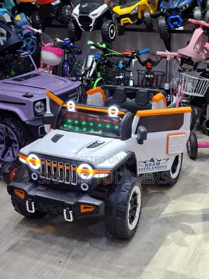 Kids Electric Jeep Ride on Car 2 Seater With Led Lights