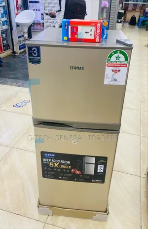 Ecomax 118l Double Door Direct Cool Refrigerator With Free Guard