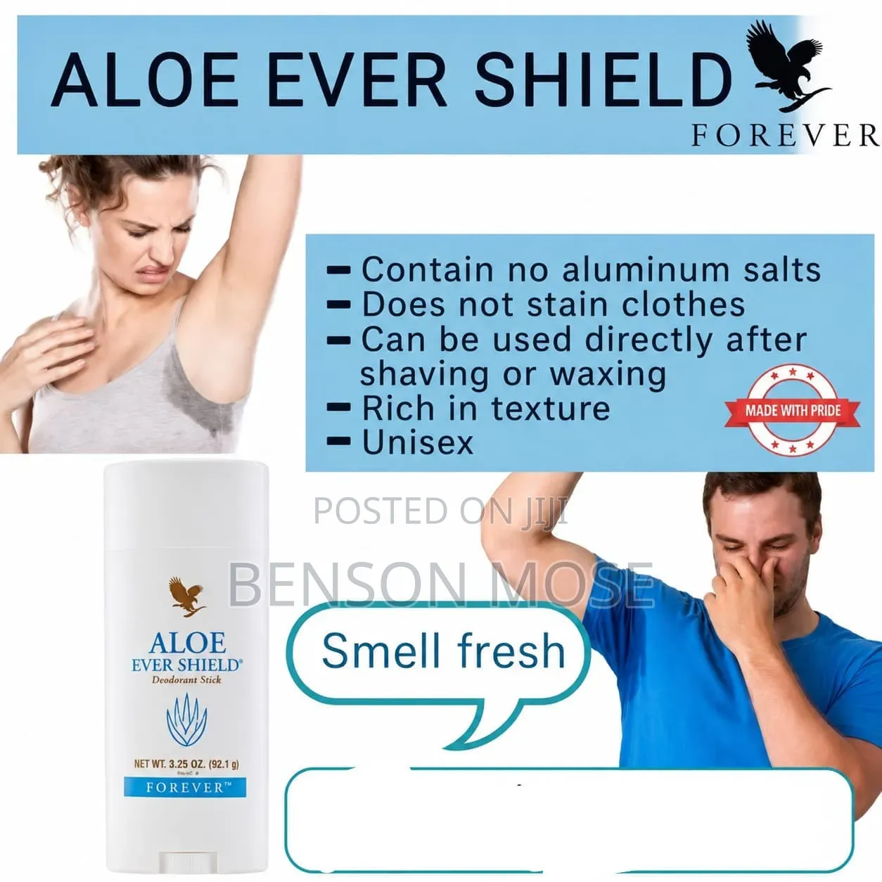 Aloe Deodrant