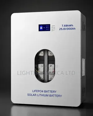 Lifepo4 (300ah) 7.68kwh - 25.6v Lithium Ion Solar Battery 6000 Cycle