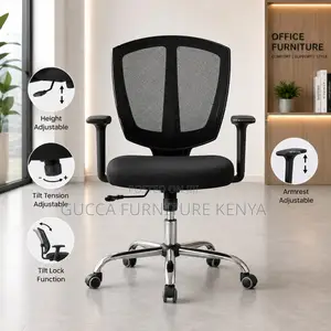 Modern Cashier Mesh Seat