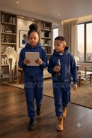 Hooded Kids Tracksuit -Good Quality