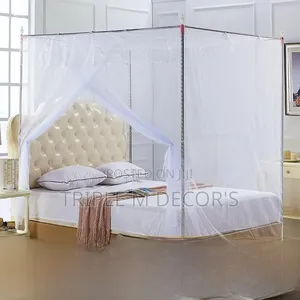 White 4 Stand Mosquito Net
