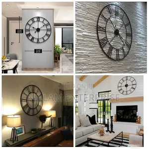 Antique Roman Wall Clock 60cm