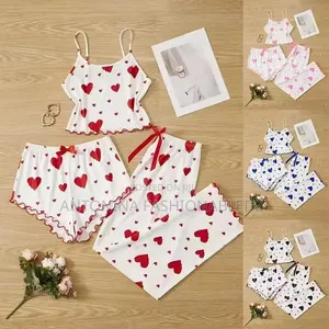 Ladies 3 In1 Pajama Set
