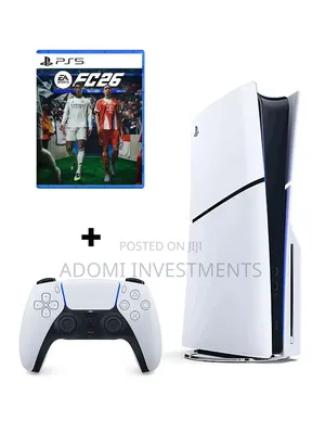 Playstation 5 Slim With 1 Controllers and Fc26 Game