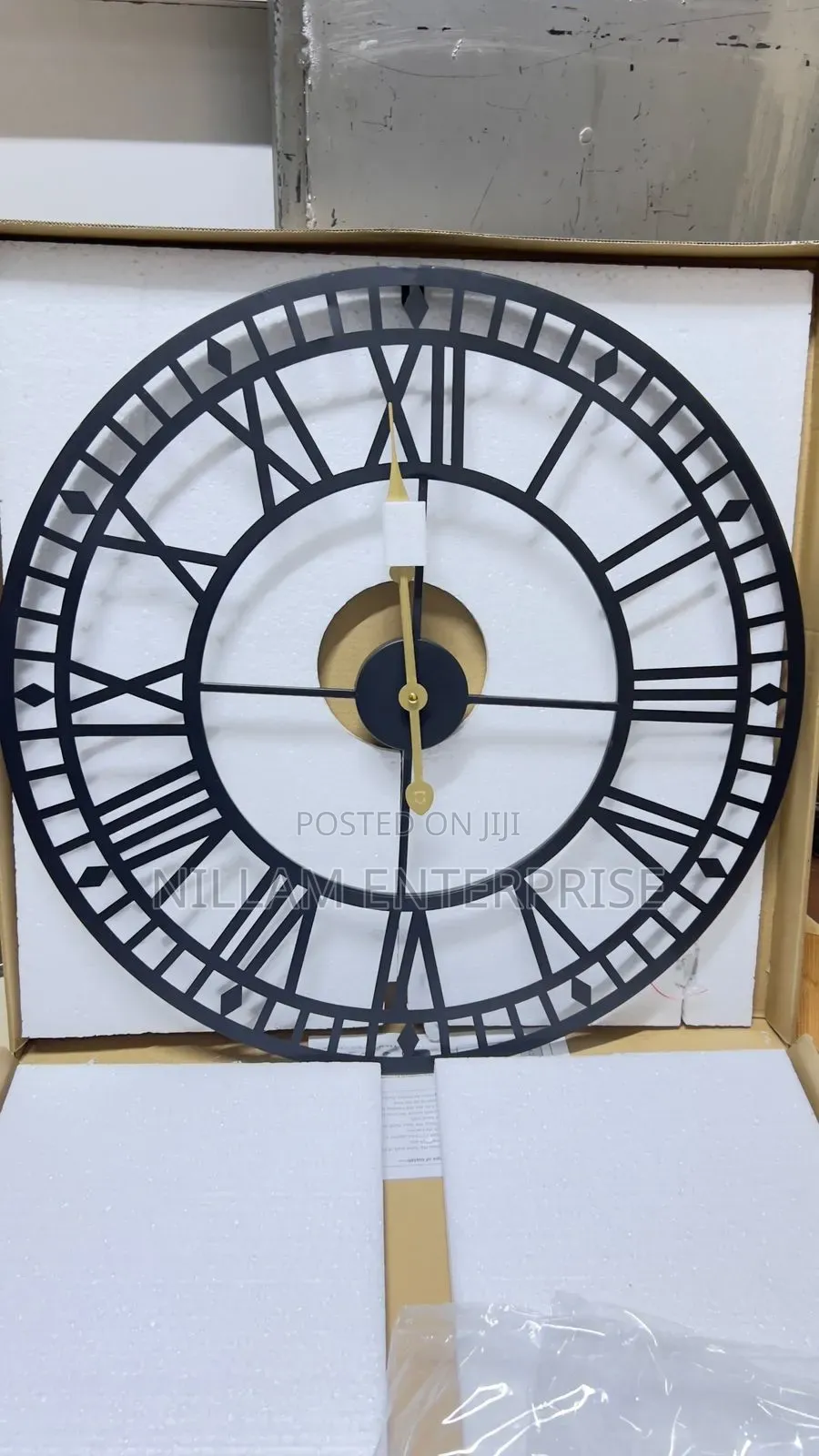 Antique Roman Wall Clock 60cm