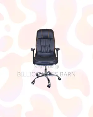 Executive Leather Office Chair High Back for Daily Office Comfort