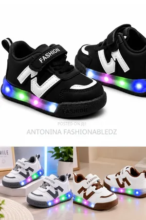 Kids Led Sneakers With Light 21-30