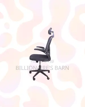 Grey Ergonomic Office Chair With Headrest for Daily Office Comfort