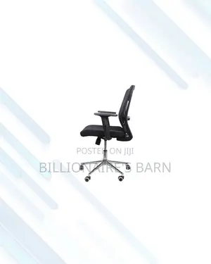 Practical Barn Origin Chair Mid Back Chrome for Daily Office Comfort