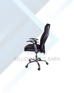 Executive Leather Office Chair High Back for Focused Work Sessions