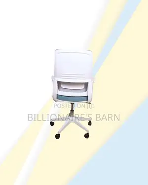 Practical White Mid Back Mesh Office Chair for Focused Work Sessions