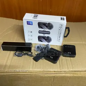 F11-2wireless Mic Vlogging–iPhone Usb-C Android and DSLR Compatible