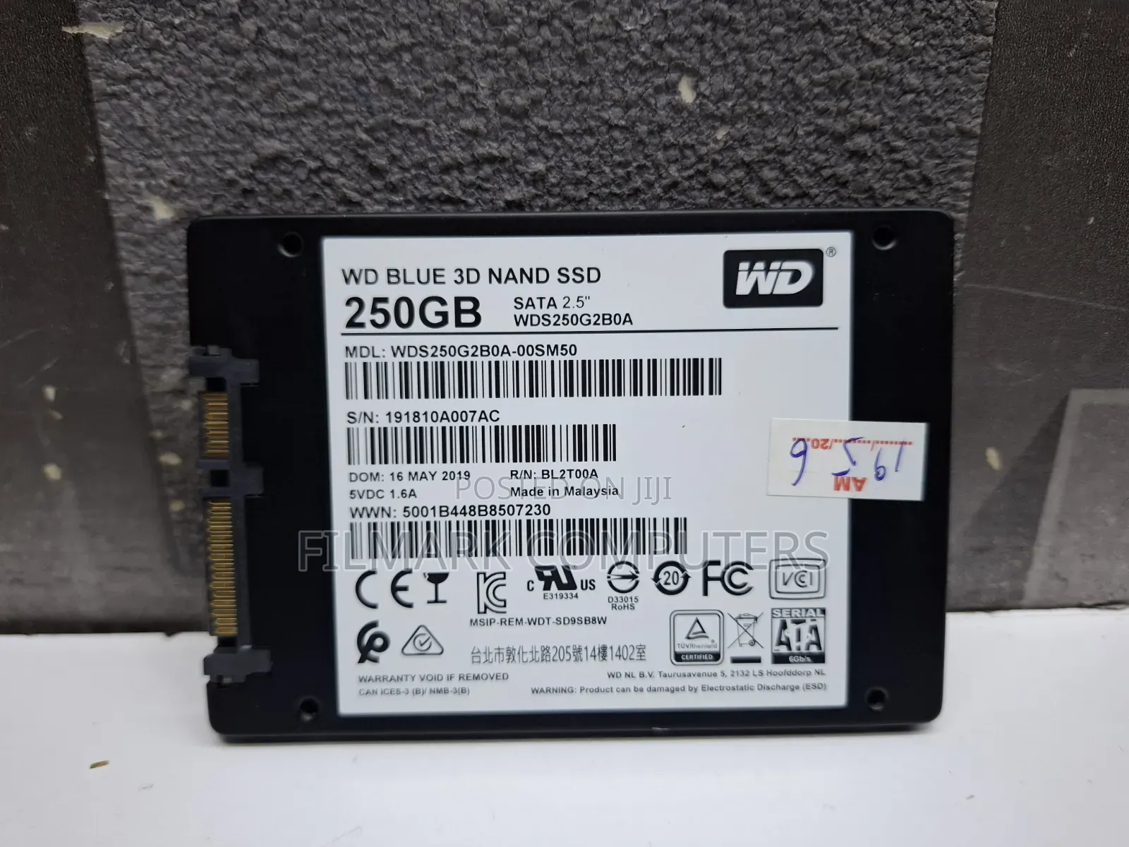Western Digital Blue 3d Nand 250gb Sata SSD 2.5" Inch