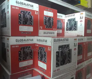 3.1ch Globalstar Home Theater Sub-Woofer System (Red/Blue Packaging)