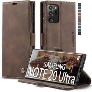 Samsung Galaxy Note 20 Ultra Wallet Case, Retro Pu Leather Flip Magne