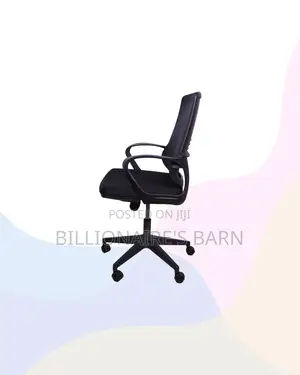 Practical Black Mid Back Mesh Office Chair for Long Sitting Hours