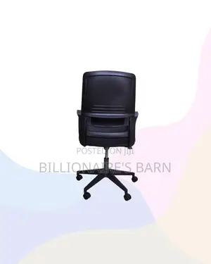 Practical Black Mid Back Mesh Office Chair for Long Sitting Hours