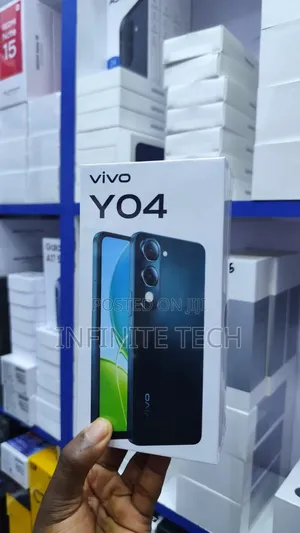 New Vivo Y04 64 GB Black
