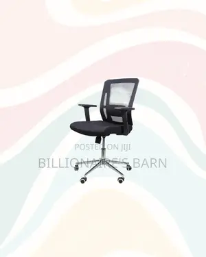 Practical Barn Origin Chair Mid Back Chrome for Long Sitting Hours