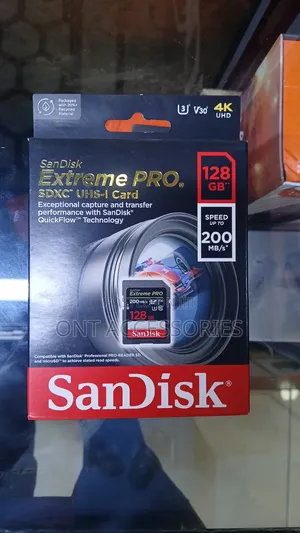 Sandisk Extreme Pro 128gb SDXC Card