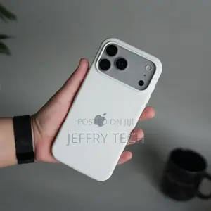 Silicon iPhone 17 Pro Max Liquid Silicone Case Cover (White)
