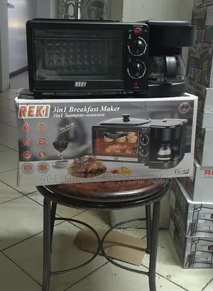 1050watts - Reki 3 in 1 Function 12l Breakfast Maker With Coffee Maker
