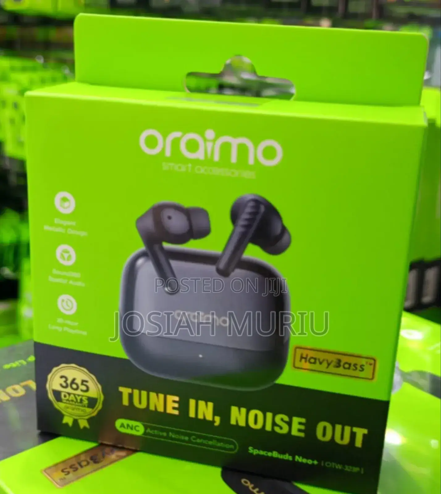 Oraimo Heavybass Anc Bluetooth Earbuds