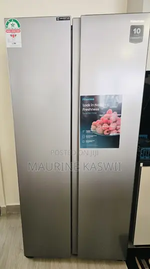 Hisense Side by Side No Frost 441l 3star Inverted Techonolg Fridge