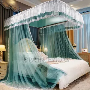 Ready Made 2 Stand Mosquito Net With Rails