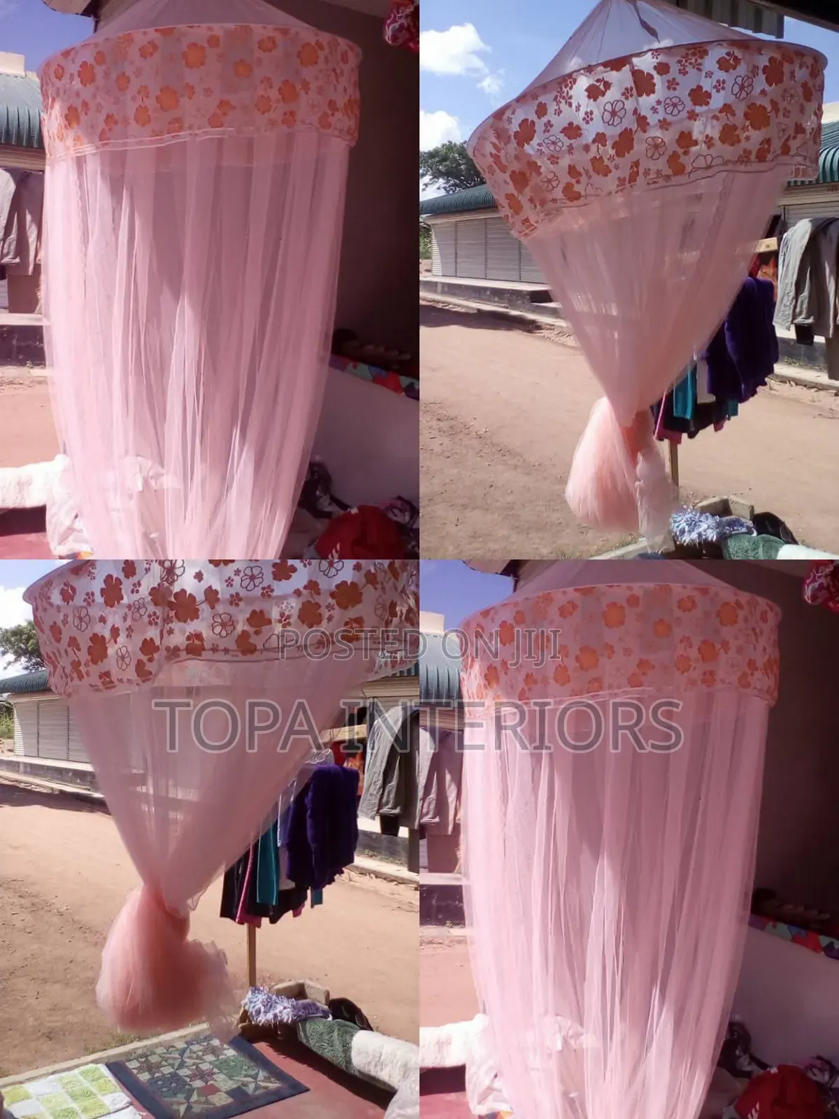 Round Ring Mesh Netting Dome Bed Mosquito Net