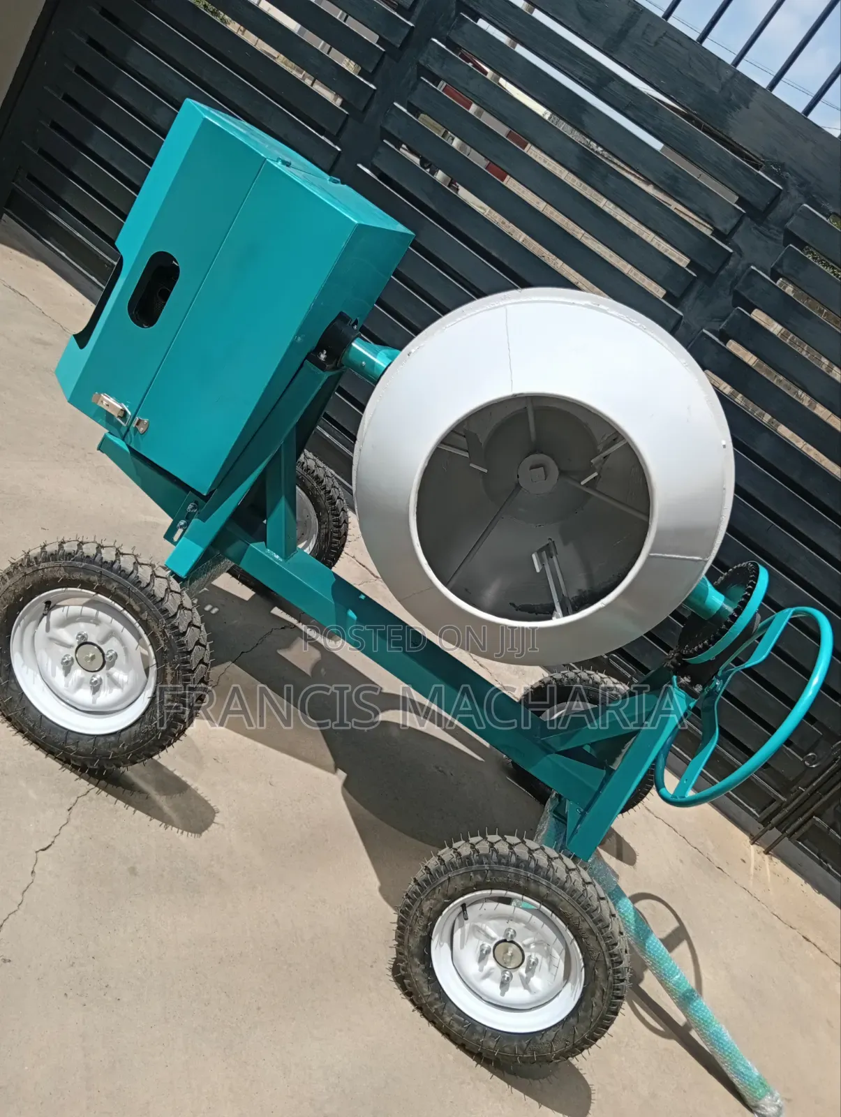 Durable Concrete Mixer Belt Driven 400l