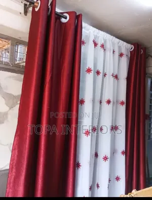 Red Curtains For