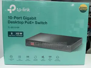 Tp-Link Tl-Sg1210p – 10-Port Gigabit Desktop Switch (8-Port Poe+)