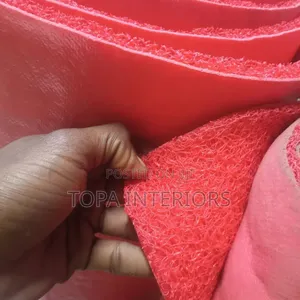 Antislip Red Mats Spaghetti PVC Outdoor Rugs